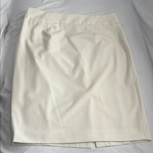 Calvin Klein Cream Pencil Skirt
